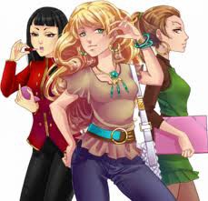Ambre, Lee et Charlotte
